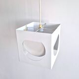 White metal pendant lamp by Shogo Suzuki for Orno, Finland 1960's