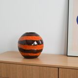 Ceramic vase, Italian design, 1960s, made in Italy