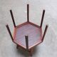 Rosewood 'Hexagon' side table by Hans Christian Andersen, 1960s