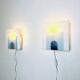 Minimalist Postmodern Square Wall Lights by Nafa Nybro Armaturfabrik, Sweden 1980s