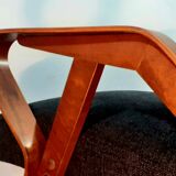 Fauteuil jiràk par tatra, vintage tchèque 1960s