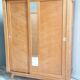 Armoire vintage à 2 portes et miroir