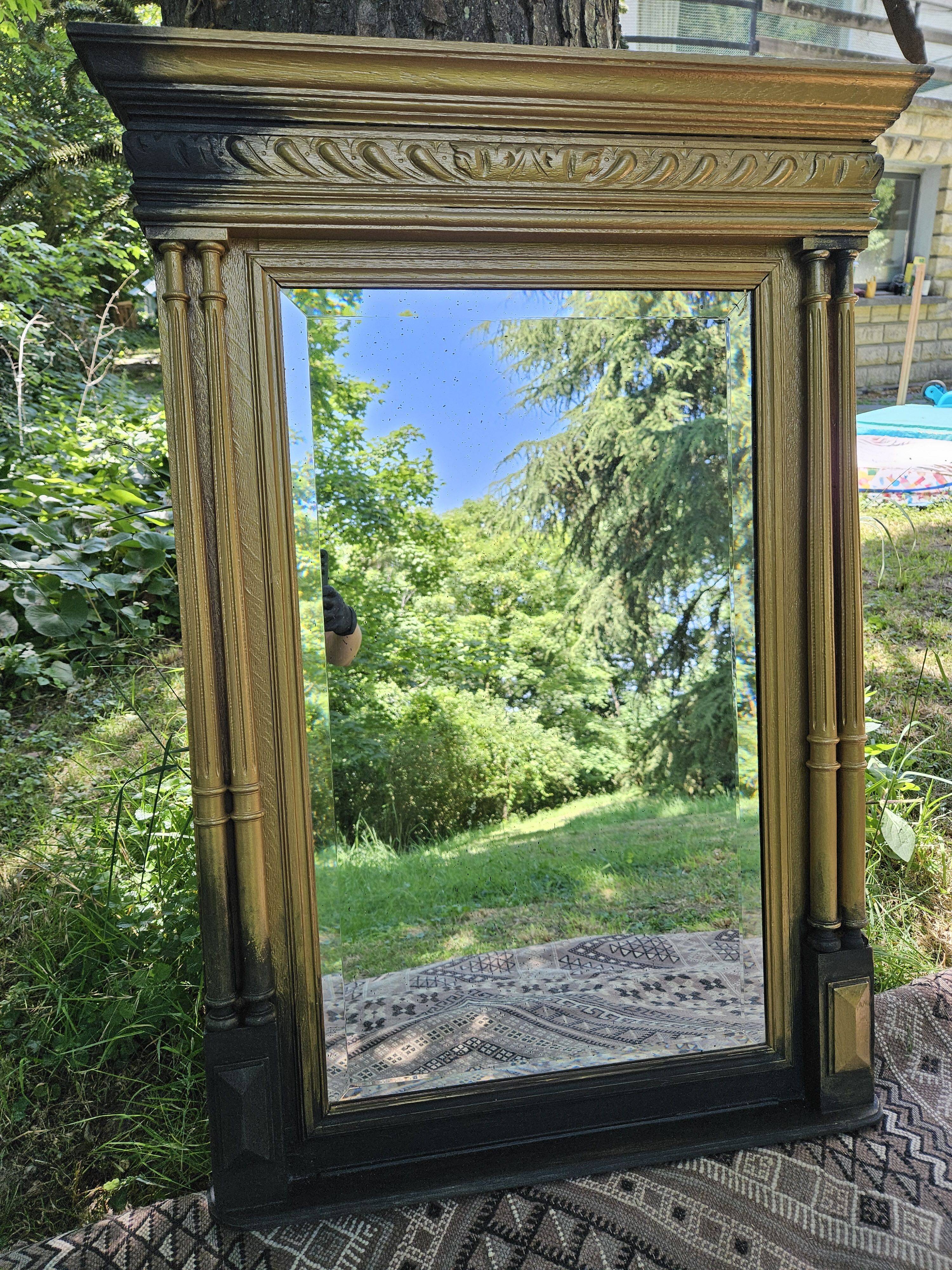 Neo-Henri II Trumeau Mirror