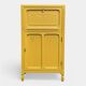 Parisian art deco buffet in yellow ochre