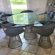 Warren Platner table with its 5 chairs.