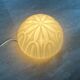 Pair of midcentury design glass ceiling lamps/flush mounts or wall lamps, 1970s