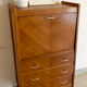 Vintage secretary of the 50s in oak