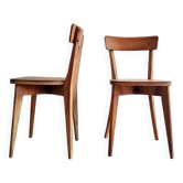 Paire de chaises bistrot anciennes