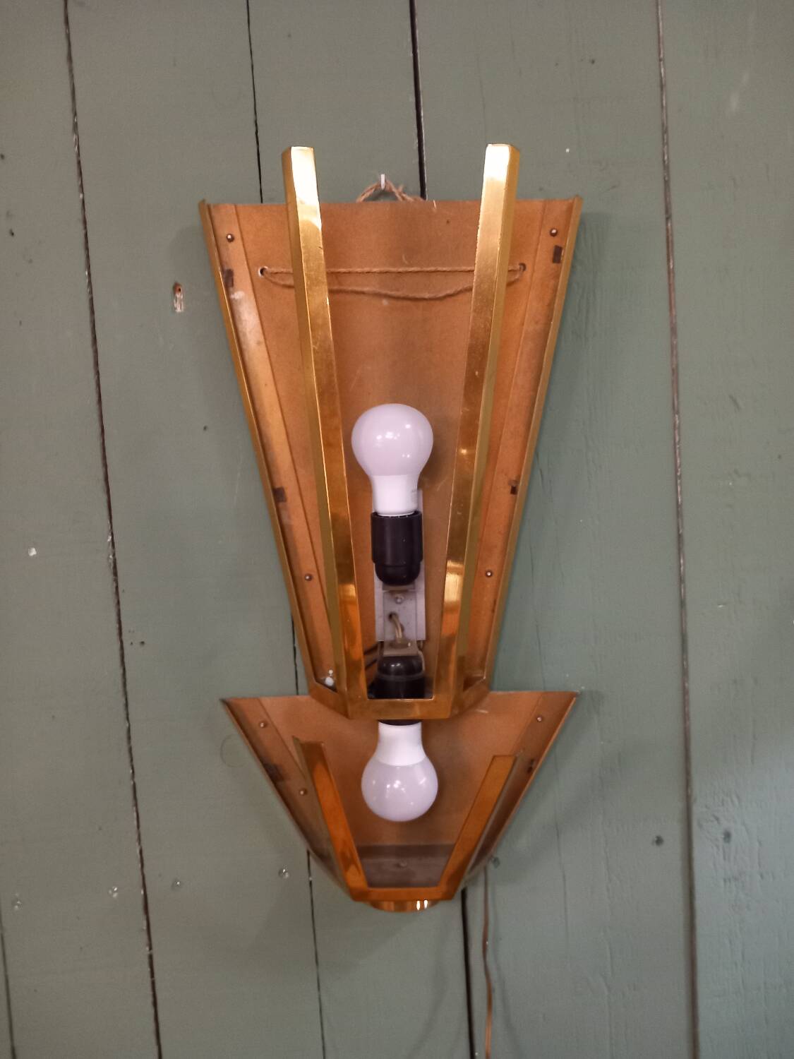 Pair of 1970 wall lights