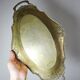 Large empty pocket bowl, antique rockwork, gilded metal, Louis XV style.