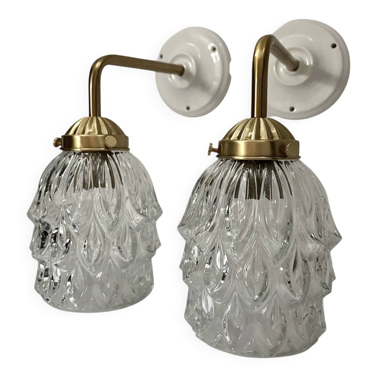 Pair of vintage wall sconces
