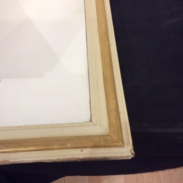 Miroir ancien en bois 60x70cm