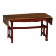 Scandinavian extendable table for writing or dining with a drawer, early 20th century.