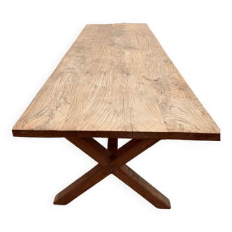 Table in solid European elm 3m05x90x75