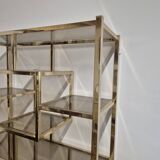 Vintage 1970s golden designer shelf