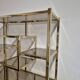 Vintage 1970s golden designer shelf