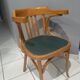 Fauteuil de bistrot Baumann vintage année 1960