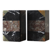 Art Deco French Marble Bookends, 1930s, Set of 2
