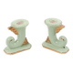 Pair of art deco candlesticks