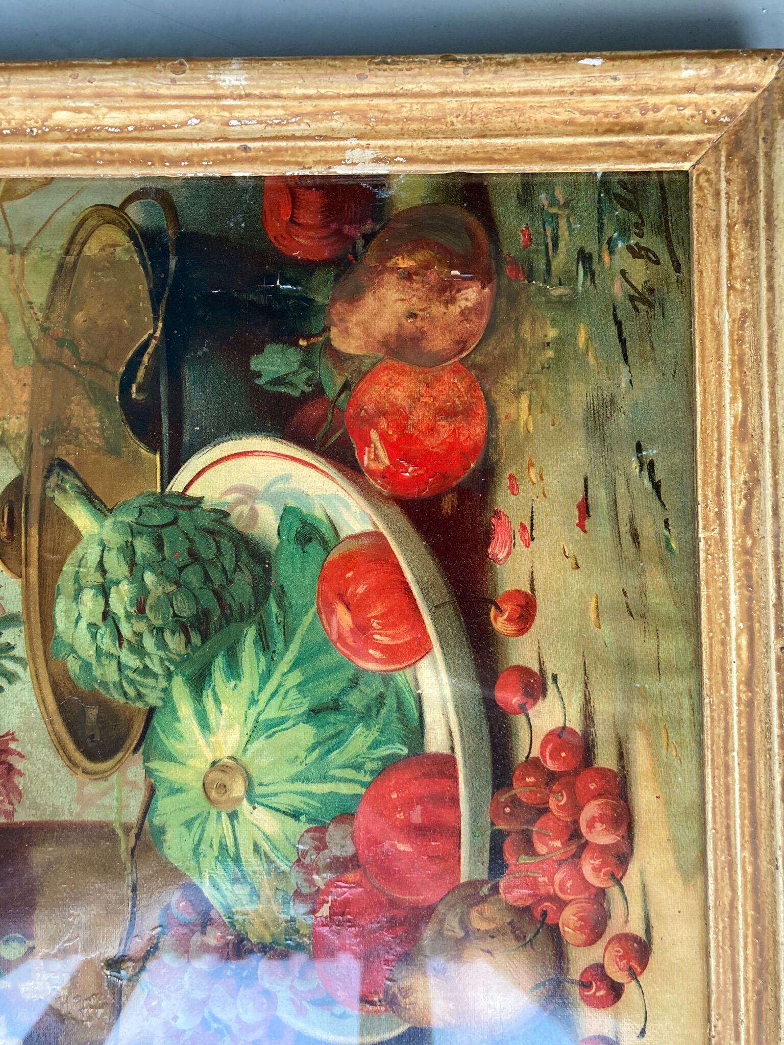 Still life chromolithography