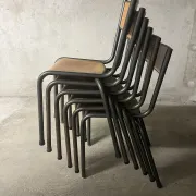 Set of 6 school chairs