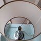 Lamp 70 in chrome metal