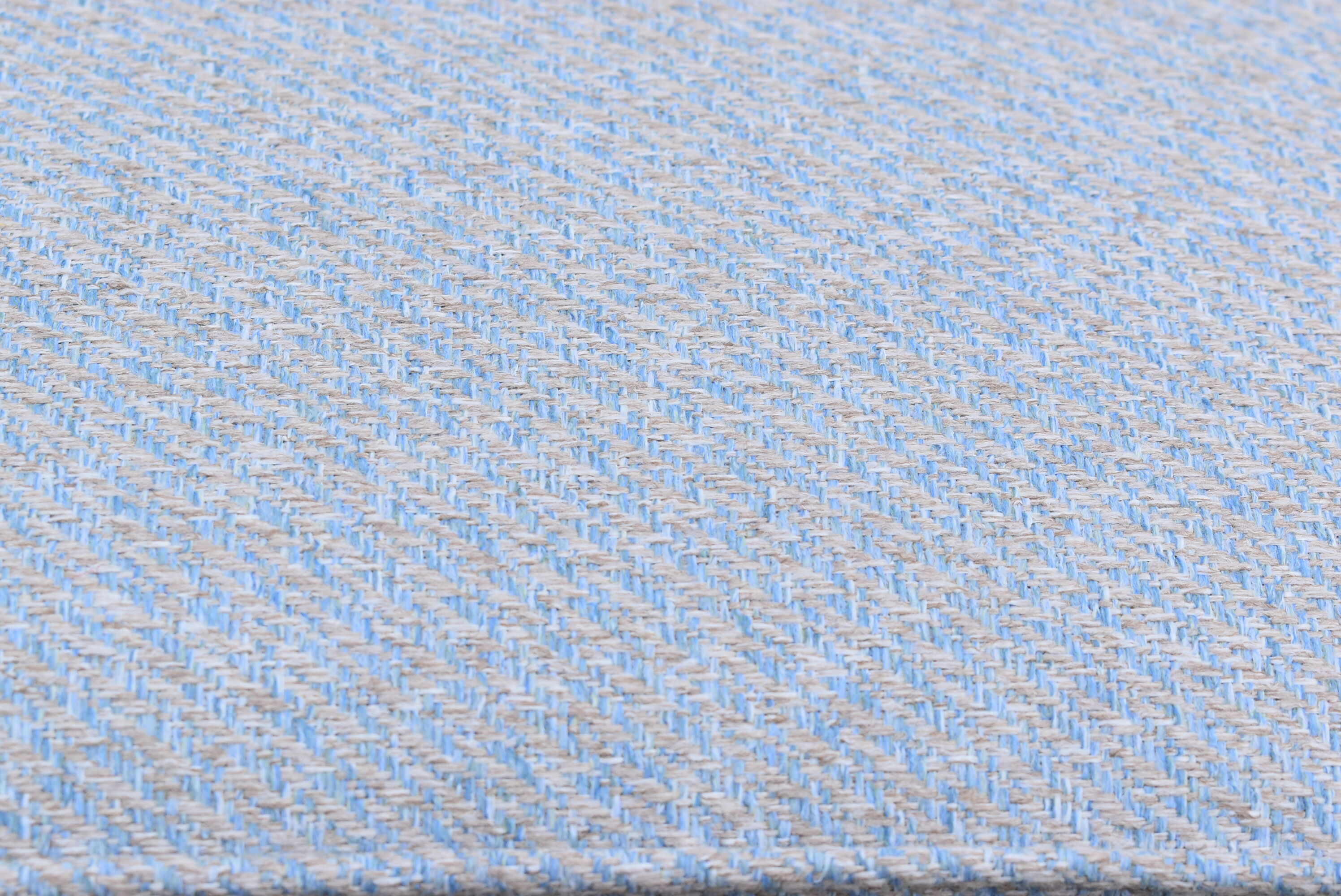 Vintage restored armchair, 1960s, light blue fabric