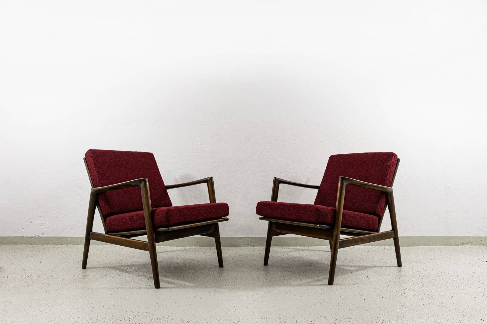 Chaises vintage, Type 300-139, SFM, Pologne, années 1960, ensemble de 2