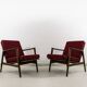 Chaises vintage, Type 300-139, SFM, Pologne, années 1960, ensemble de 2