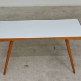 Table basse opaxit blanc par Jiri Jiroutek pour Cesky Nabytek 1960