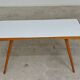 White opaxit coffee table by Jiri Jiroutek for Cesky Nabytek 1960