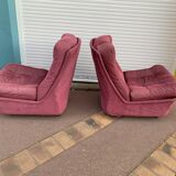 Orchidée armchairs by Michel Cadestin for Airborne 1970