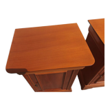 Pair of cherry bedsides