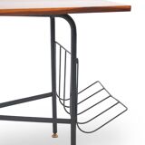 Coffee table with side magazine racks, 1960s.