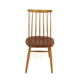 Chaise scandinave en teck "Pinnstol", suède, 1960