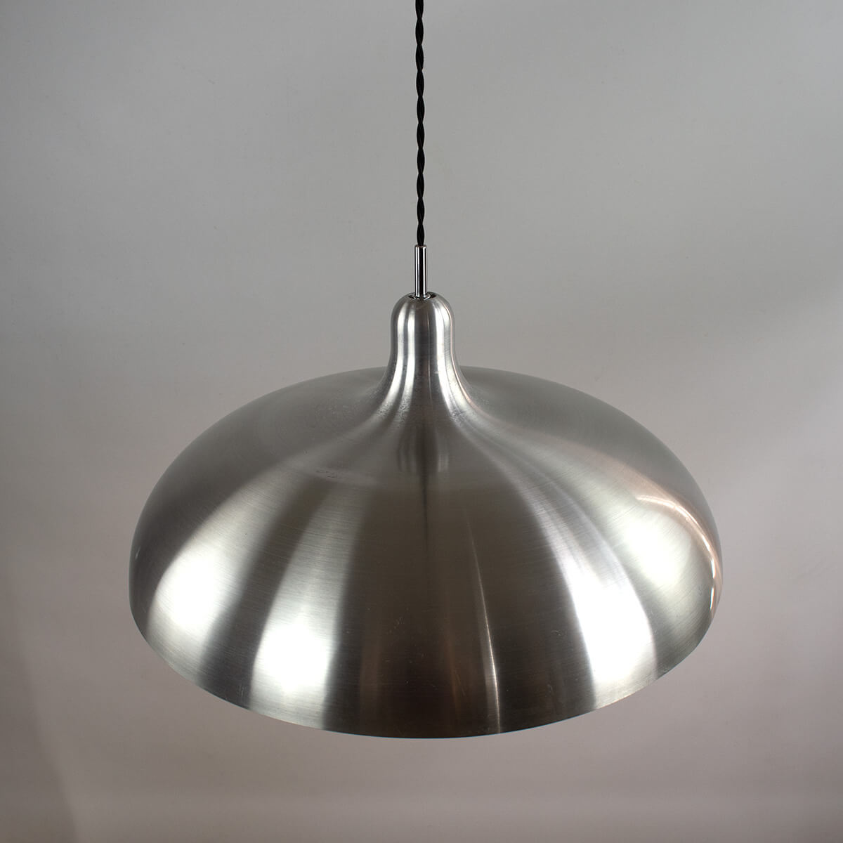 1960s vintage aluminium hanging lamp