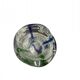 Pair of gourd-shaped glass vases with swirling decoration