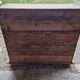 Buffet bas ancien XIXe siècle en bois massif rénové | Henry