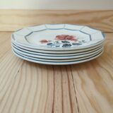 Retro plates Digoin Malmaison