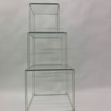 Set de 3 tables gigognes Max Sauze isocele années 1970