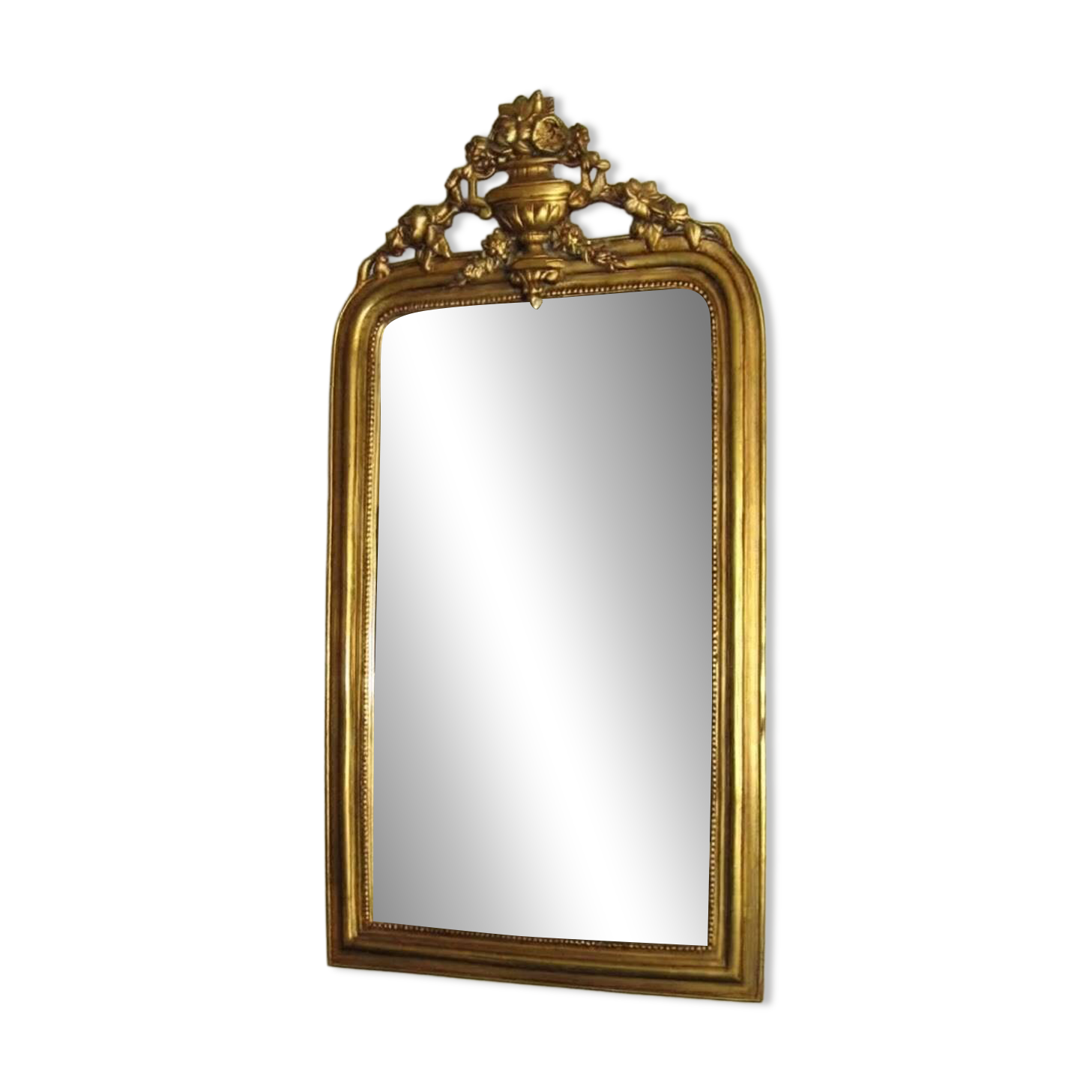 Gold wall mirror from the early 20th century.