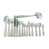 Housewife of 105 pieces in silver metal