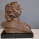 Buste de Mermoz en plâtre signé Giuseppe Carli (1915-1987)