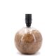 Marble ball lamp, beige lampshade, 1960s