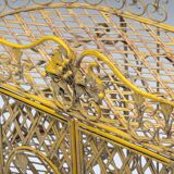 Antique cast iron serving trolley, France, early 20th century