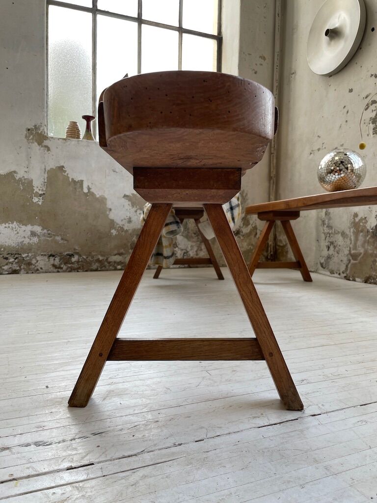 Pair of bench early 1900 oak