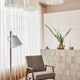 Scandinavian Lounge Chair Grey Soft Upholstery| Refurbished Vintage Ar