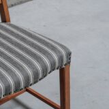 Set of Six Mid-Century Danish Oak Dining Chairs