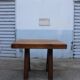 Solid oak table, published by Mobichalet, Belgium, 1950