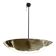 Contemporary Hammered Brass Dome Pendant Light